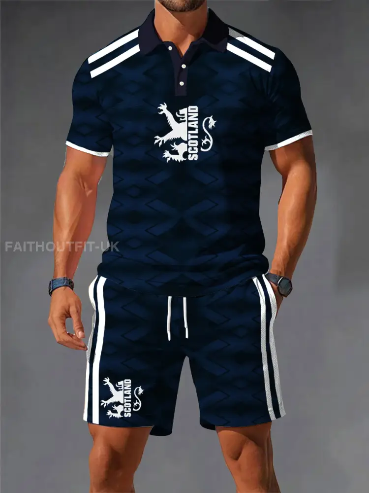 Men’s UK Football Lover Scotland Printed Sets