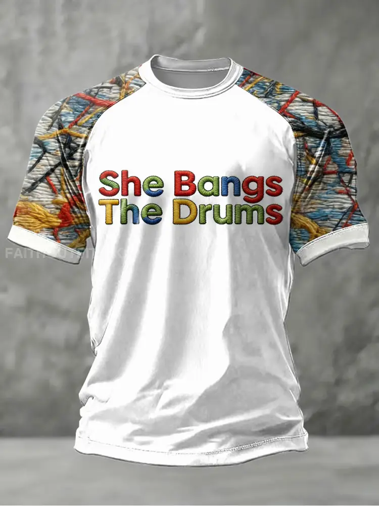Men’s Lemon Roses Music Lover Printed short sleeve t-shirt