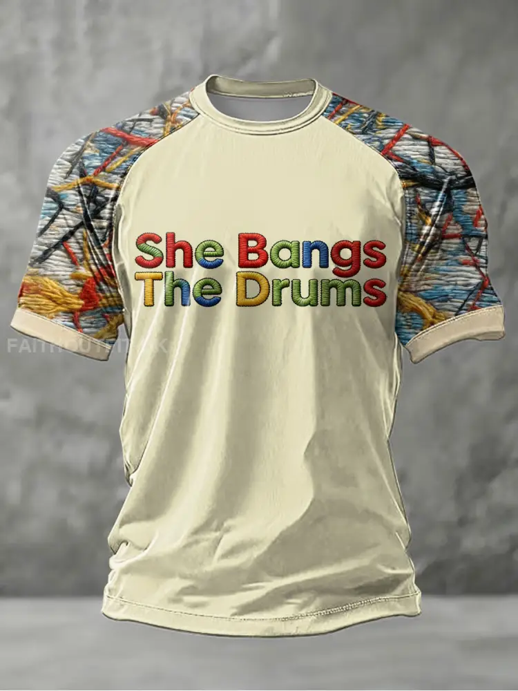 Men’s Lemon Roses Music Lover Printed short sleeve t-shirt