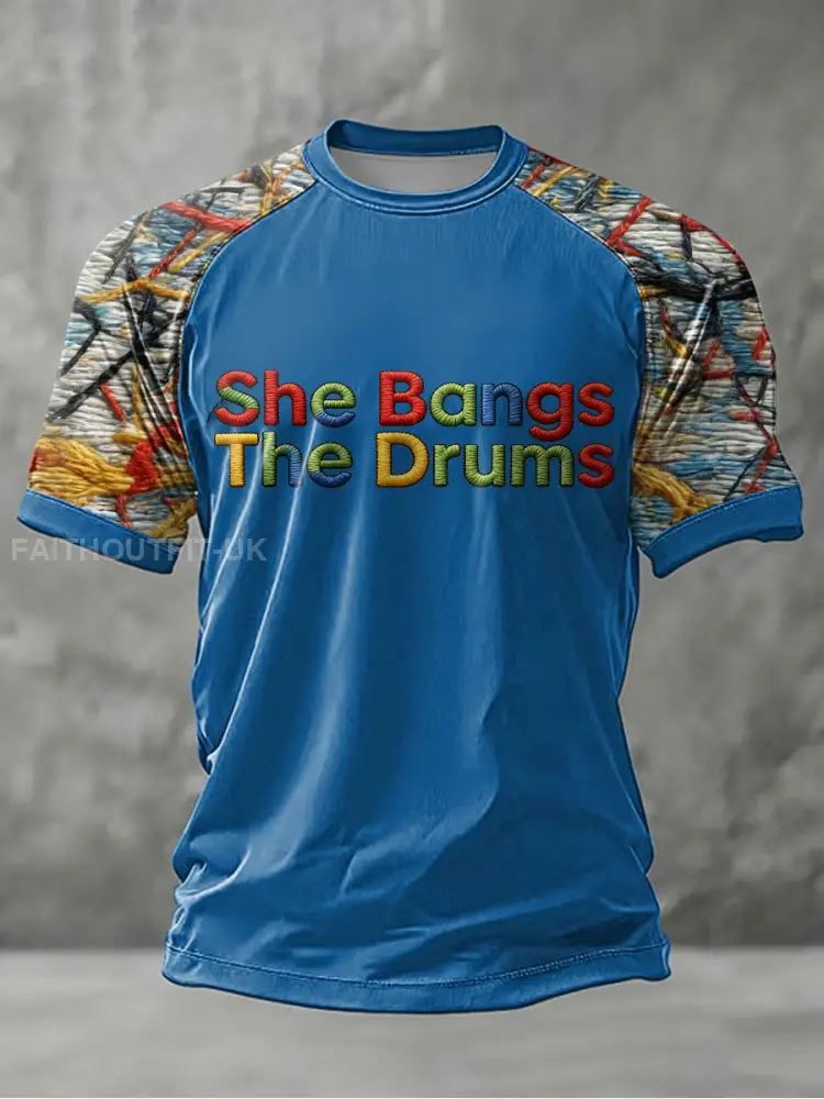 Men’s Lemon Roses Music Lover Printed short sleeve t-shirt