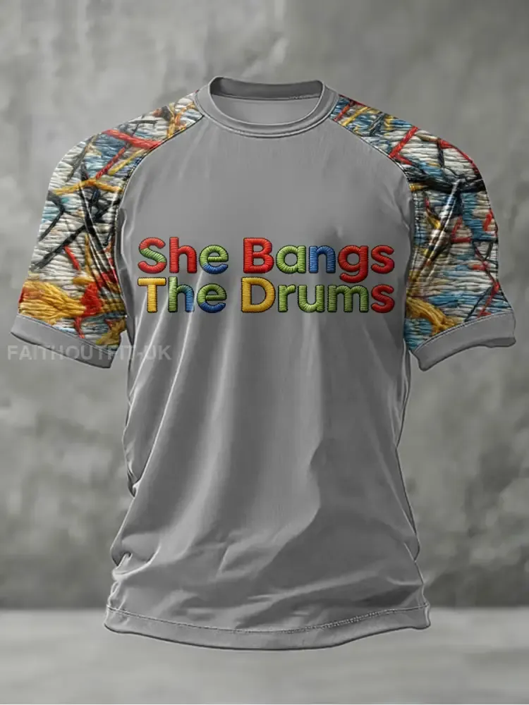 Men’s Lemon Roses Music Lover Printed short sleeve t-shirt
