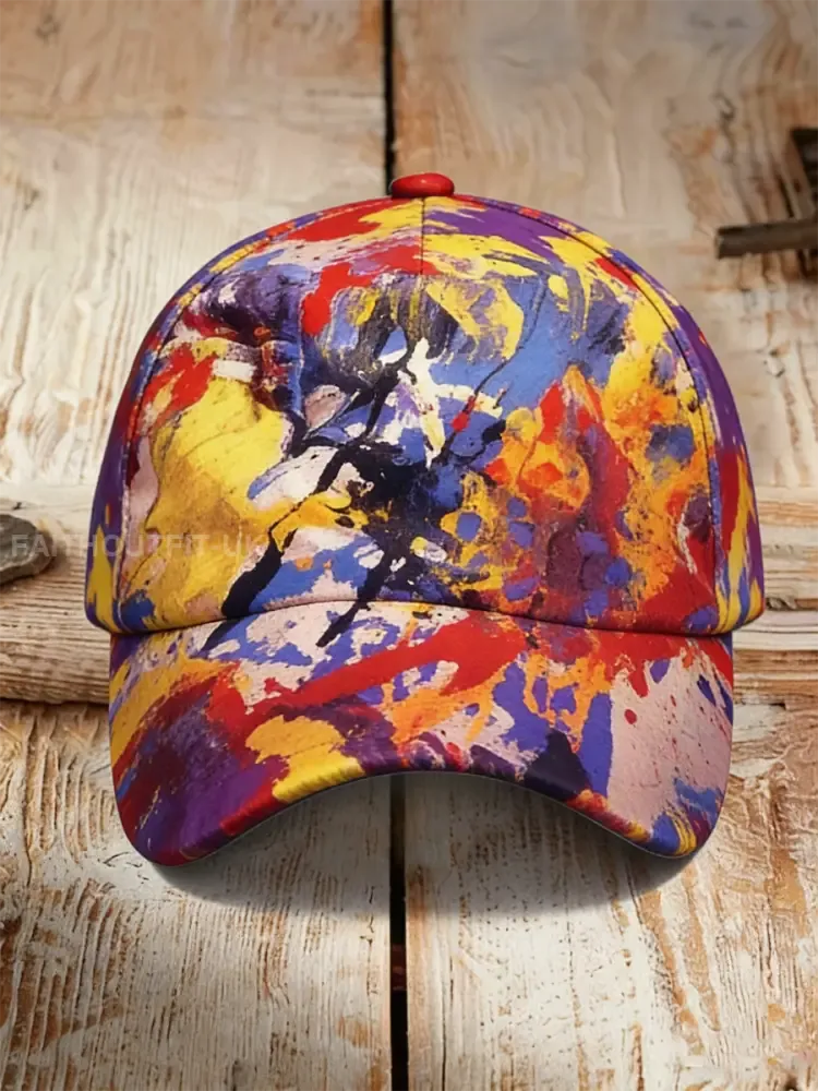 Unisex Lemon Roses Music Lover Printed Hat - As picture · ONE
