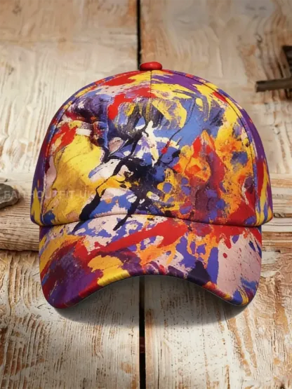 Unisex Lemon Roses Music Lover Printed Hat - As picture · ONE