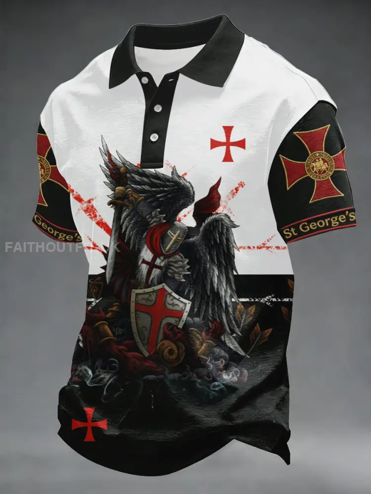 Men’s St George’s Day polo shirt