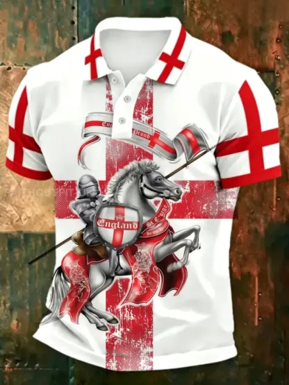 Men’s St George’s Day polo shirt