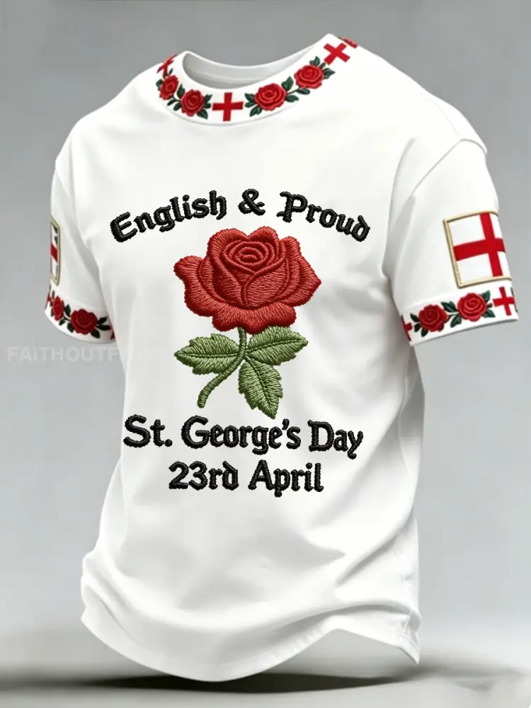Men’s St George’s Day short sleeves t-shirt