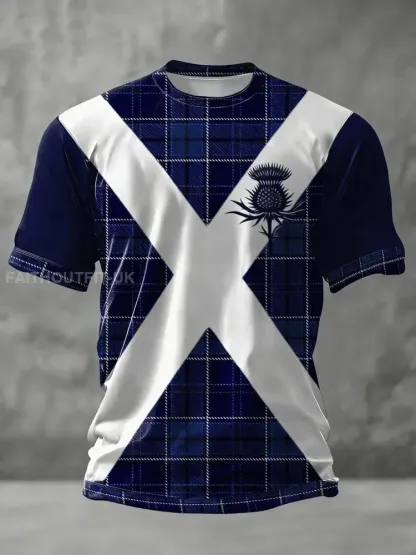 Unisex UK Scotland Football Lover 2026 Printed T-shirt