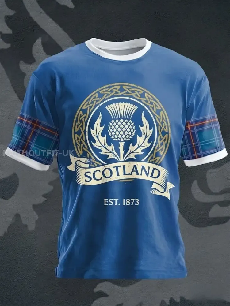 Unisex UK Scotland Football Lover 2026 Printed T-shirt