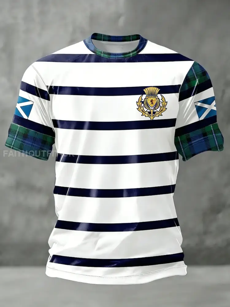 Unisex UK Scotland Football Lover 2026 Printed T-shirt
