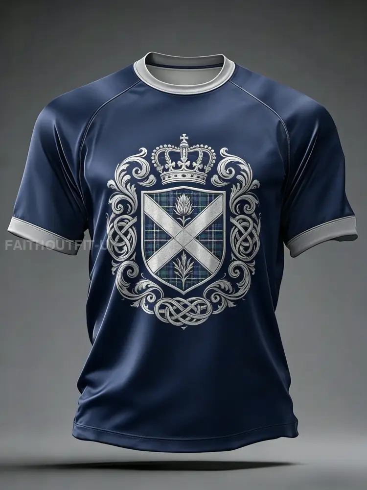 Unisex UK Scotland Football Lover 2026 Printed T-shirt