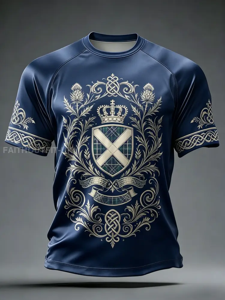 Unisex UK Scotland Football Lover 2026 Printed T-shirt
