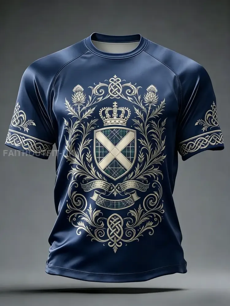 Unisex UK Scotland Football Lover 2026 Printed T-shirt