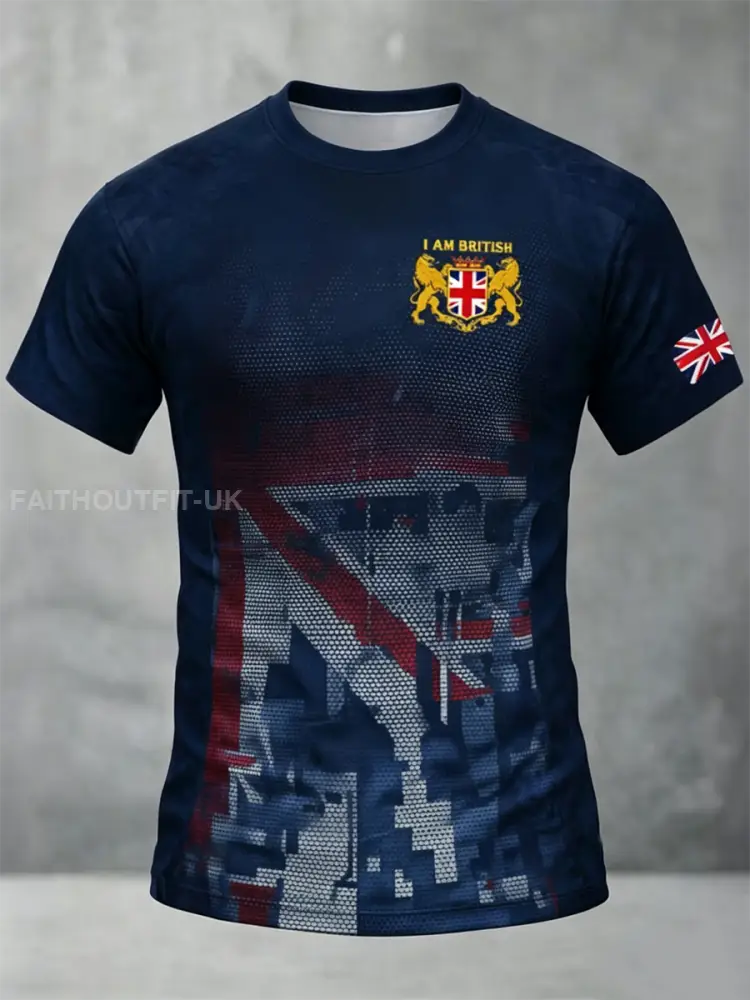 Men’s I Am British short sleeves t-shirt