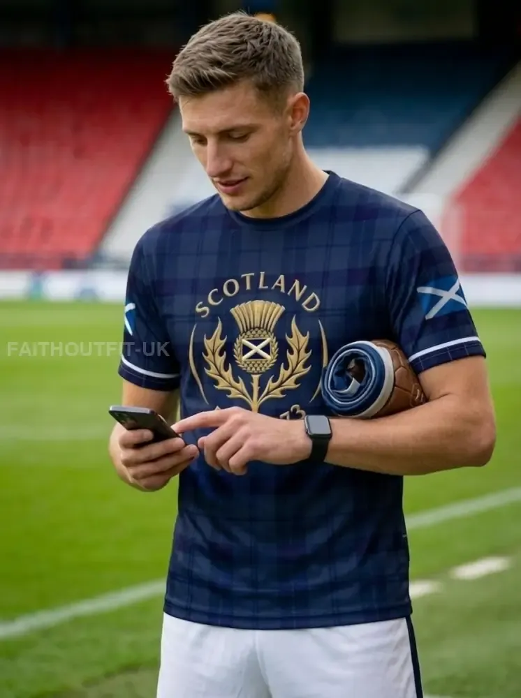 Unisex UK Scotland Football Lover 2026 Printed T-shirt