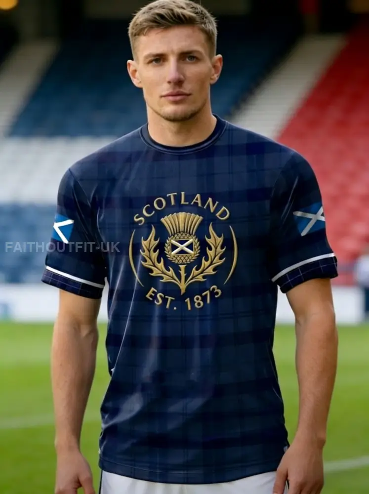Unisex UK Scotland Football Lover 2026 Printed T-shirt