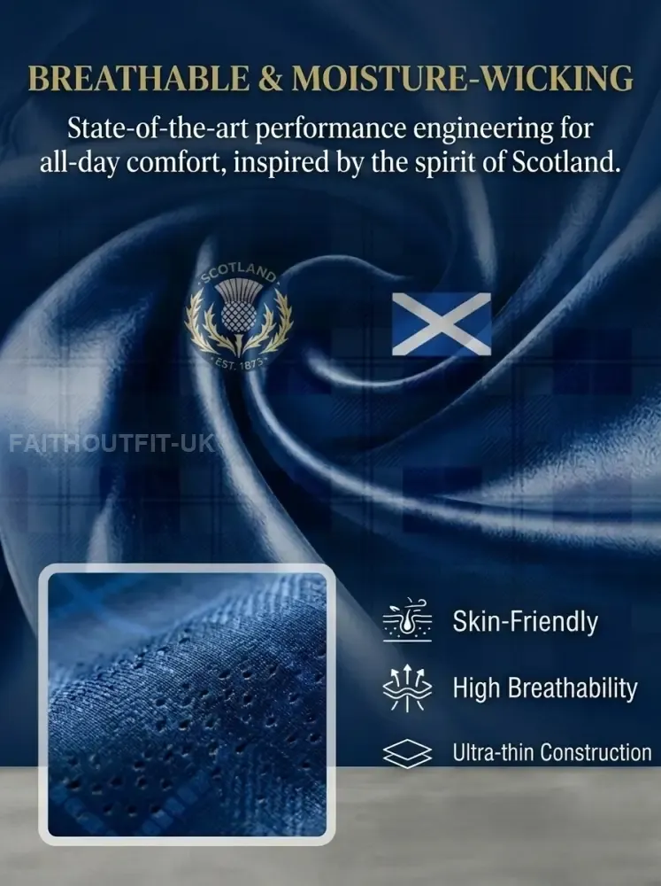 Unisex UK Scotland Football Lover 2026 Printed T-shirt