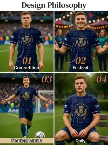 Unisex UK Scotland Football Lover 2026 Printed T-shirt