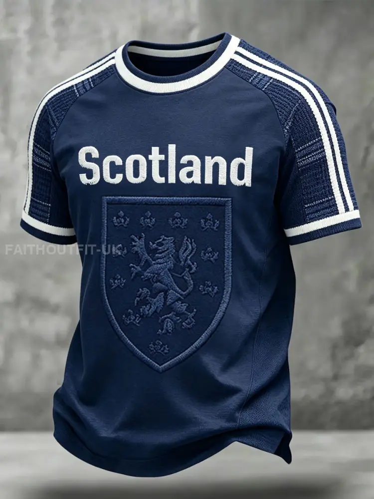 Men’s Scotland Football Lover Printed T-shirt