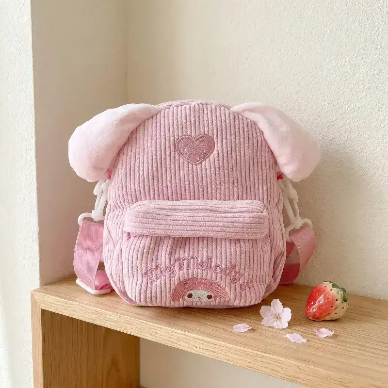 My Melody Corduroy Mini Crossbody Bag