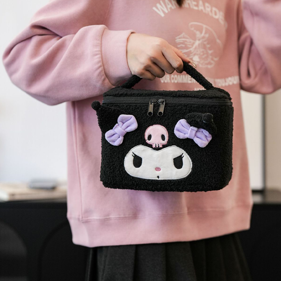 (Brand Authorized)Sanrio Plush Rectangular Cosmetic Bag