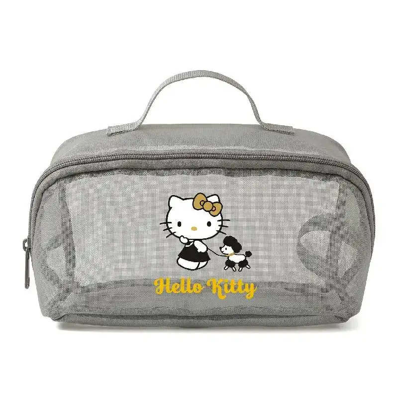 Hello Kitty Portable Mesh Makeup Storage Bag