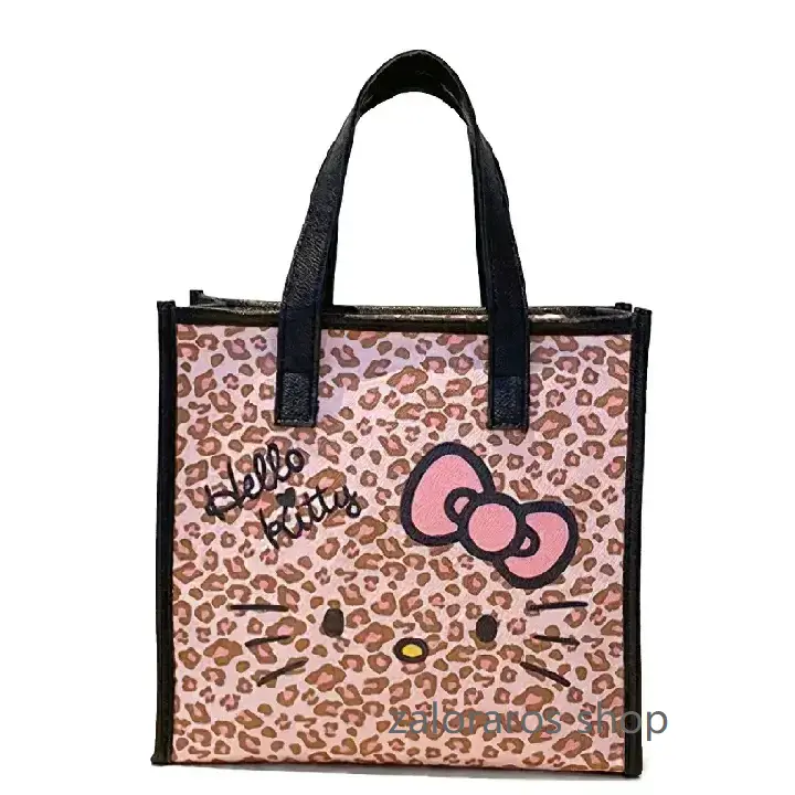Hello Kitty Leopard Print Fashion Tote Bag (Wild Sweet Girl Series)