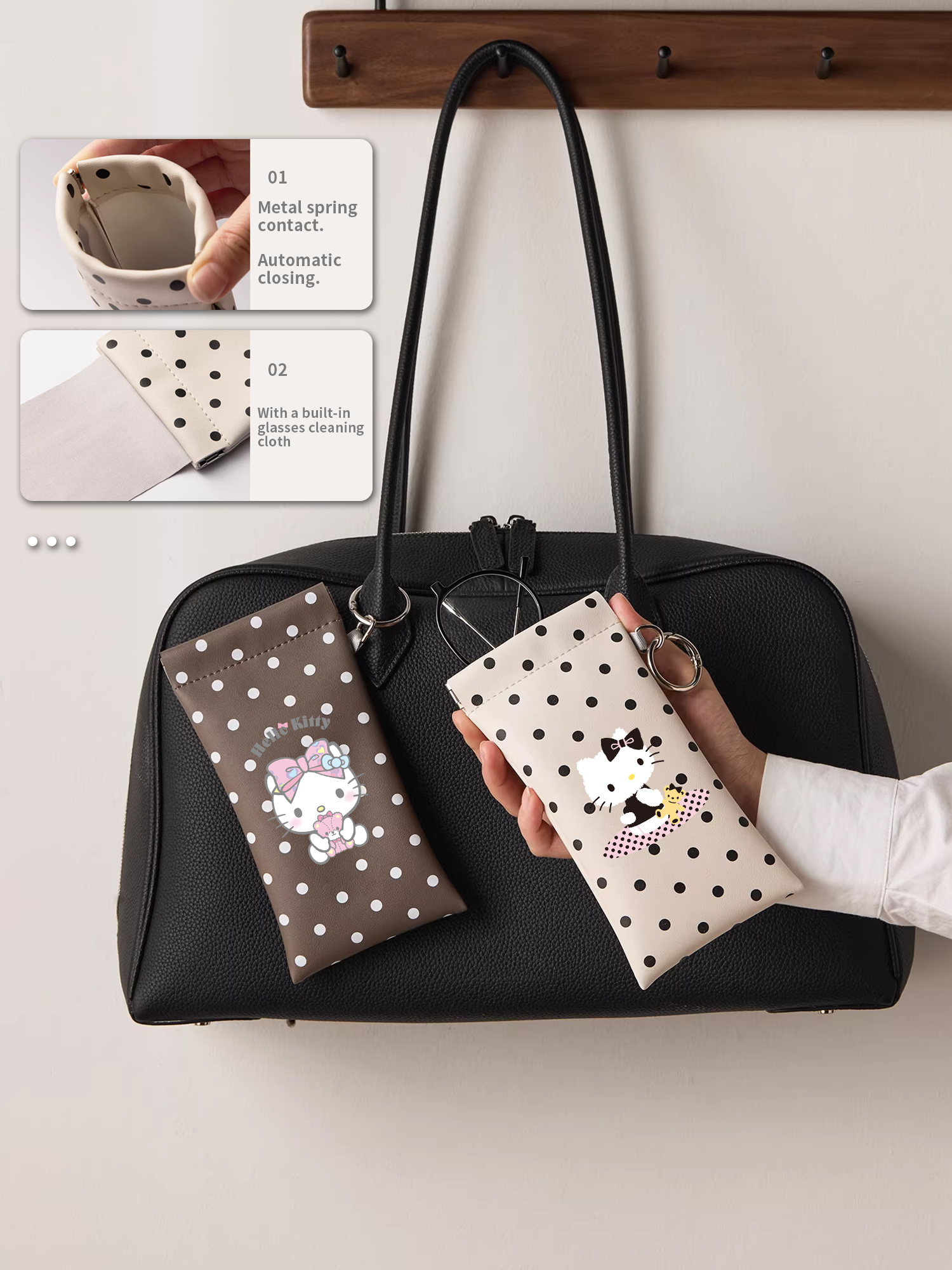 (Brand Authorized)Hello Kitty Eyeglasses Bag