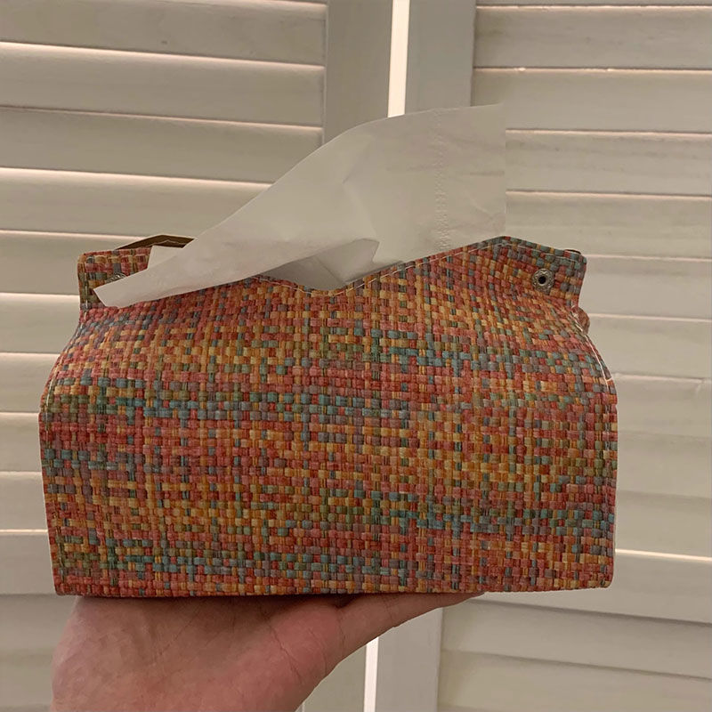 (Brand Authorized)Hello Kitty Woven Textured Tissue Box