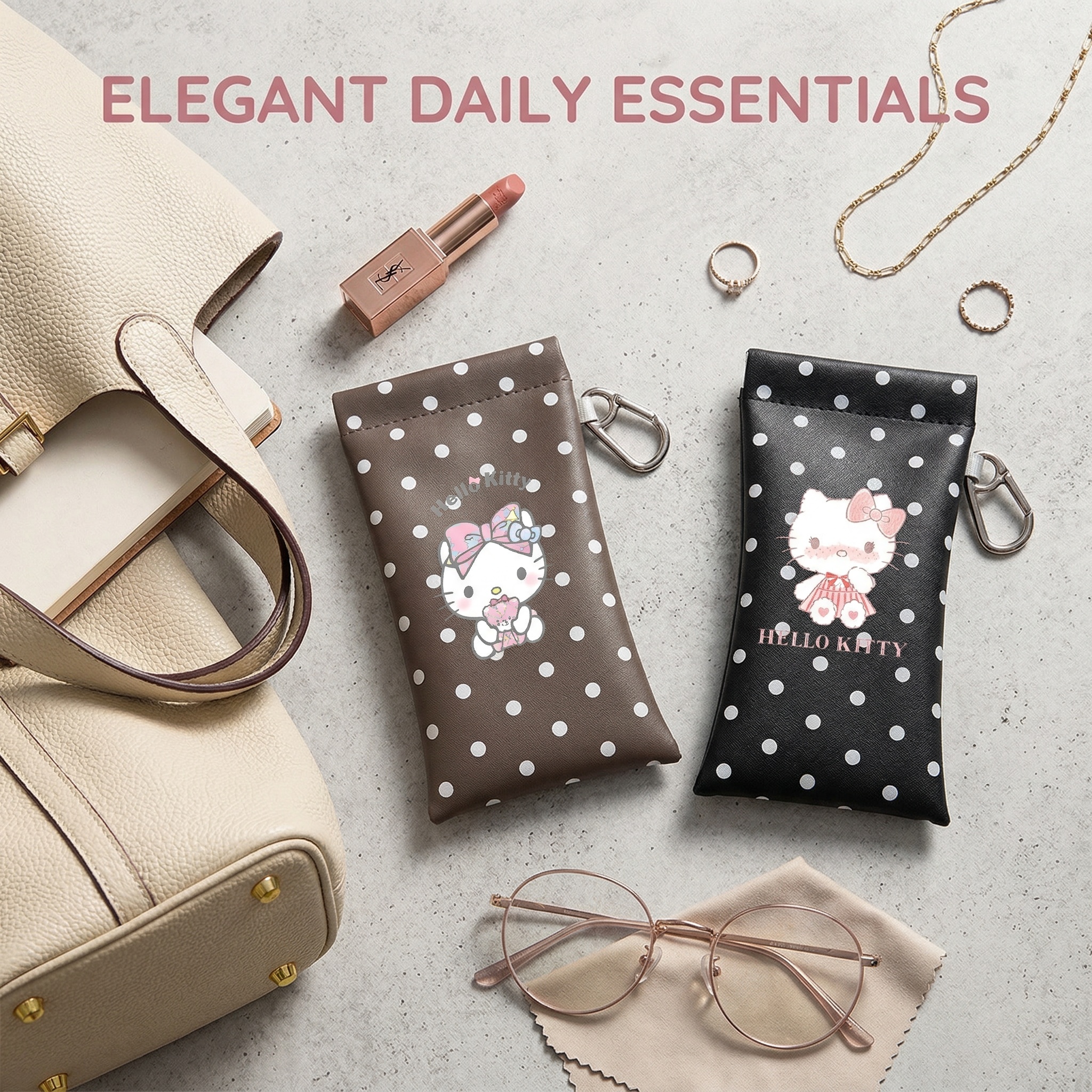 Hello Kitty Eyeglasses Case