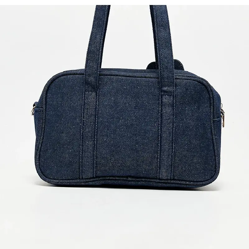 Hello Kitty Denim Shoulder Tote Bag (Nautical Style)