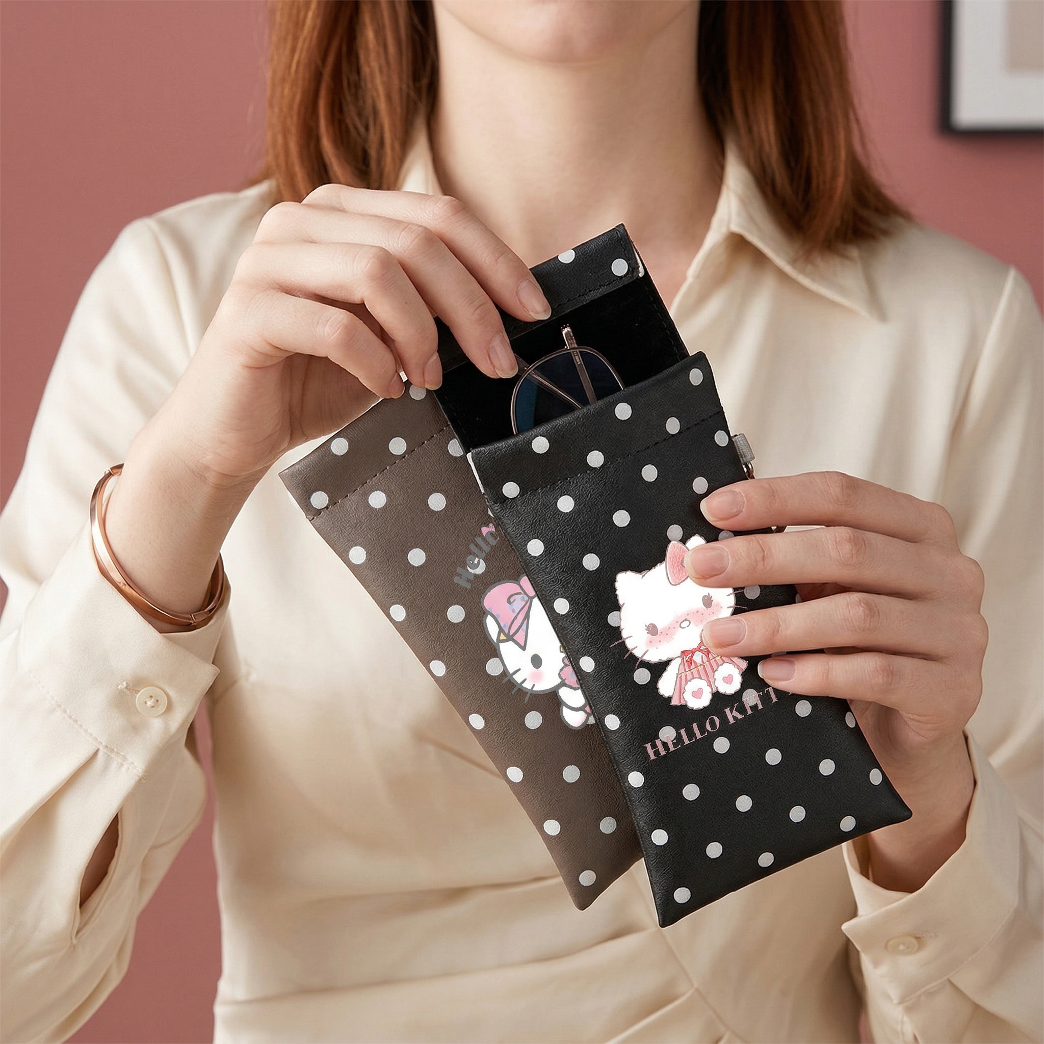 Hello Kitty Eyeglasses Case