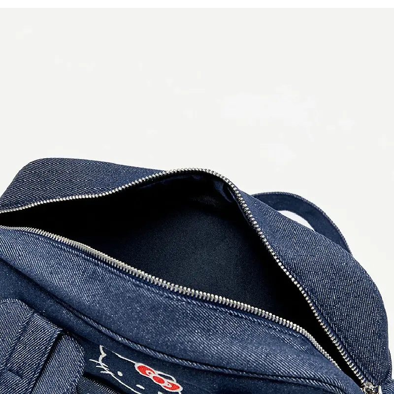 Hello Kitty Denim Shoulder Tote Bag (Nautical Style)
