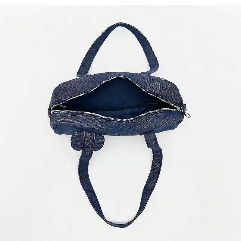 Hello Kitty Denim Shoulder Tote Bag (Nautical Style)