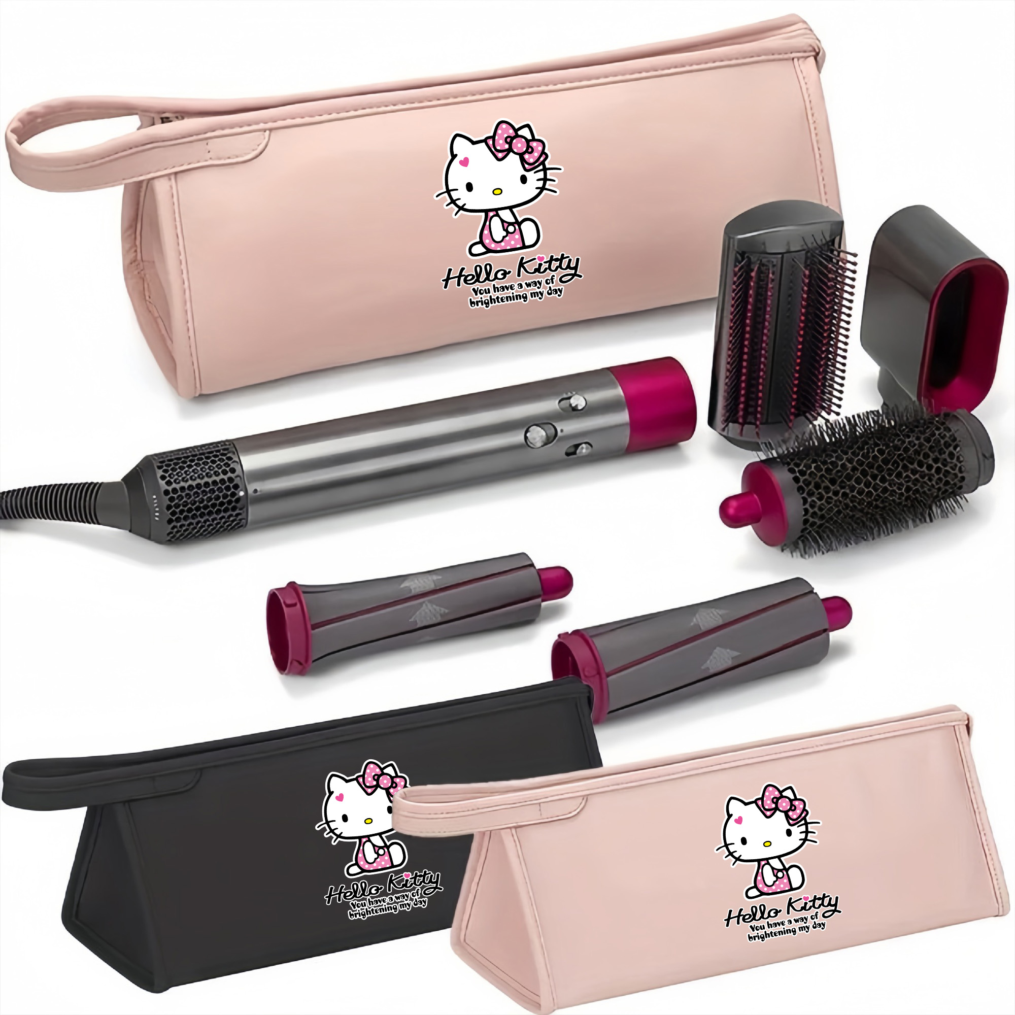  (Brand Authorized)Hello Kitty Hair Curler Storage Bag