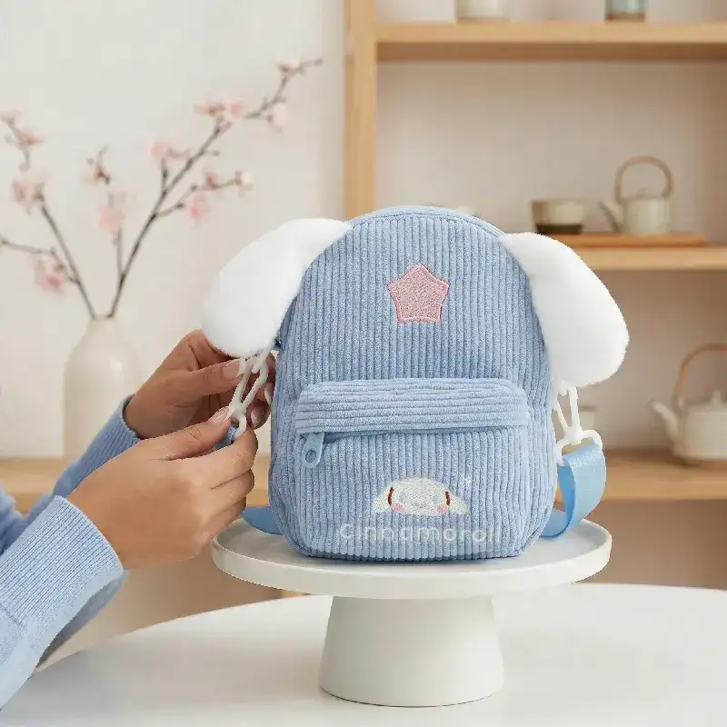 Cinnamoroll Corduroy Mini Crossbody Bag