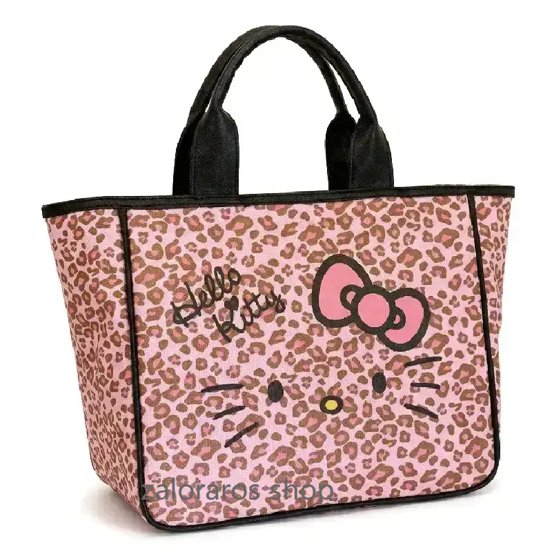 Hello Kitty Fashion Leopard Print Handbag (Wild Sweet Girl Series)