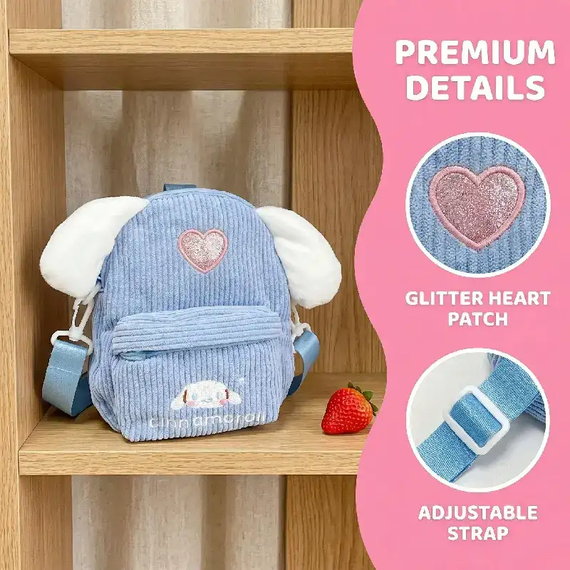Cinnamoroll Corduroy Mini Crossbody Bag
