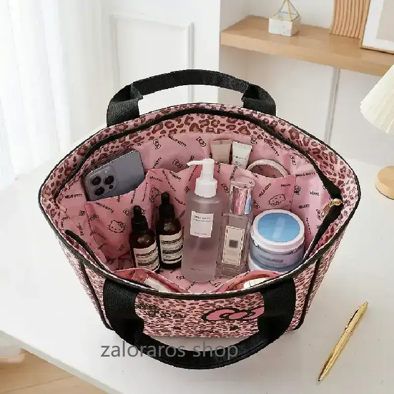 Hello Kitty Fashion Leopard Print Handbag (Wild Sweet Girl Series)