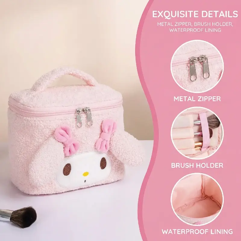Hello Kitty and Friends Hand-held Plush Makeup Bag