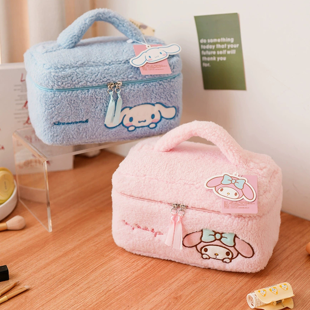 (Brand Authorized)Sanrio Round Canvas Crossbody Bag