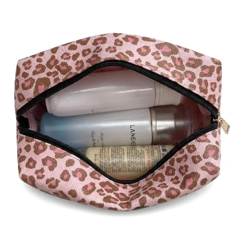 Hello Kitty Pink Leopard Pattern Storage Bag (Wild Sweet Girl Series)