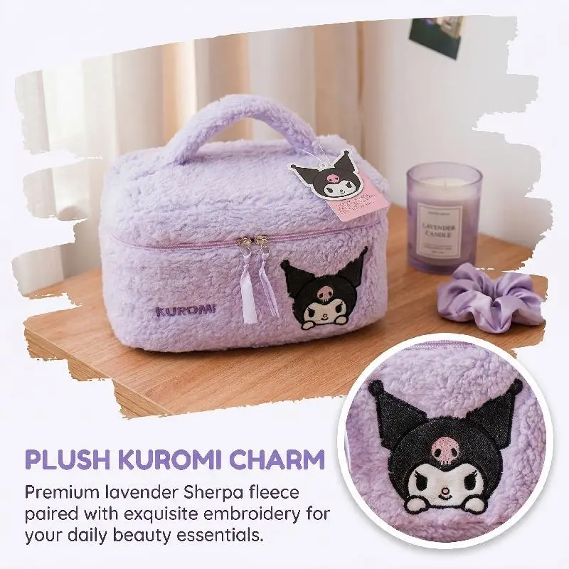 Kuromi Plush Cosmetic Bag(Classic Series)