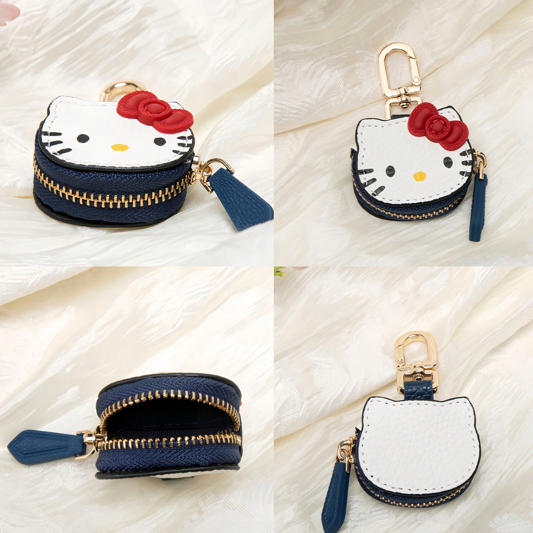 (Brand Authorized)Hello Kitty Plush Box-style Cosmetic Bag