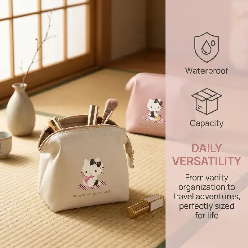 Hello Kitty Cloud Makeup Bag (Rose of No Man's Land Series)