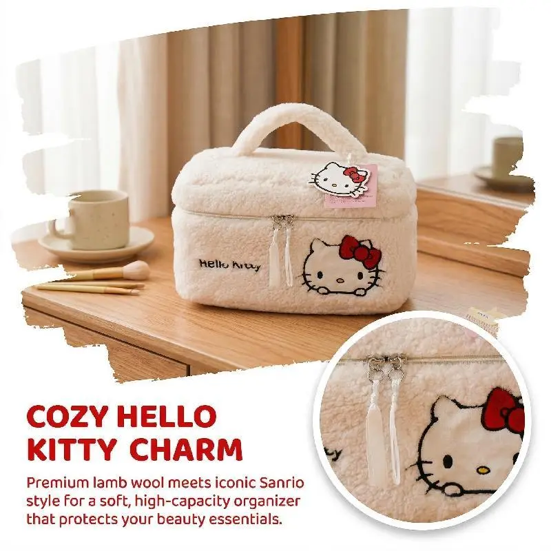 Hello Kitty Plush Cosmetic Bag(Classic Series)