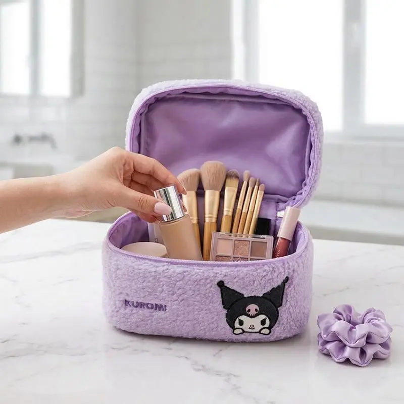 Kuromi Plush Cosmetic Bag(Classic Series)