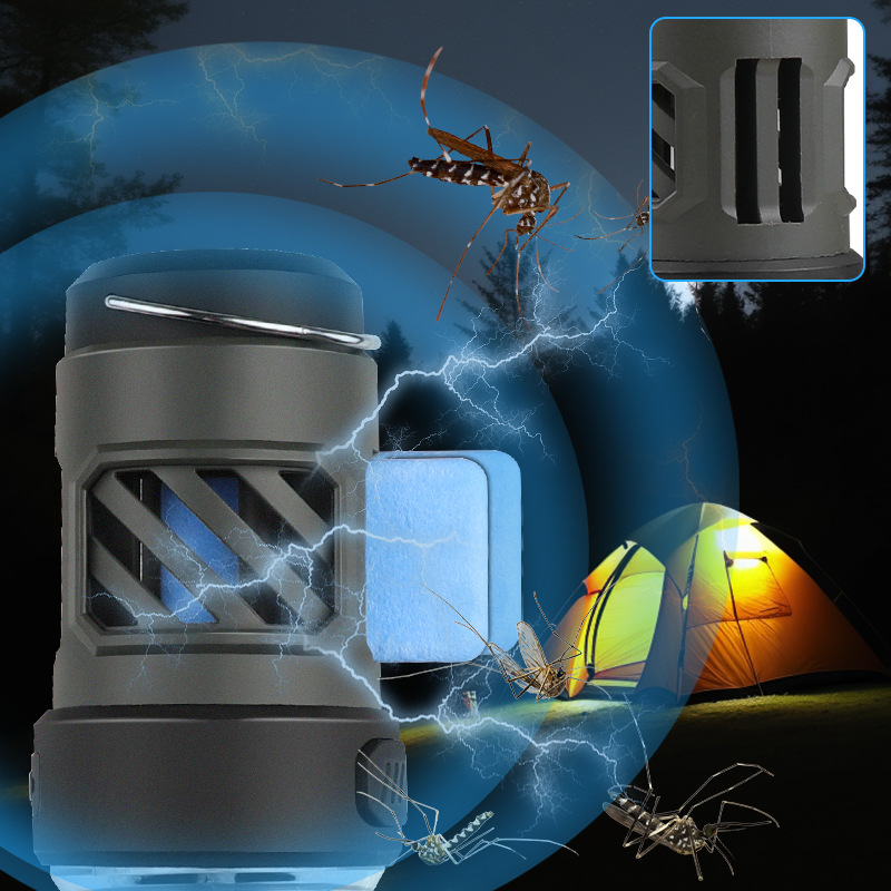 LED Mosquito Repellent Camping Light Outdoor Lighting Flashlight Multi-Function Camping Light Tripod Camp Light