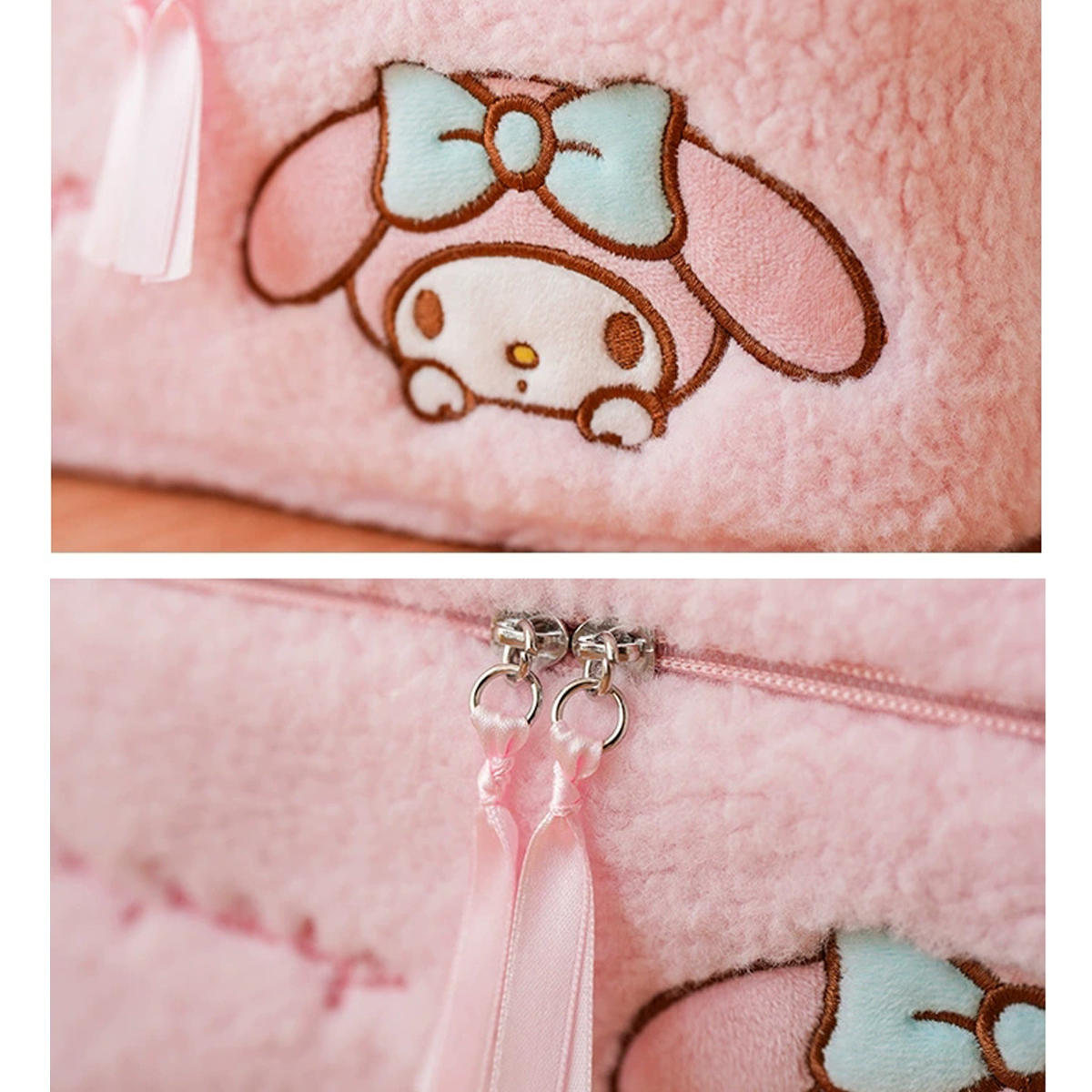 (Brand Authorized)Sanrio Round Canvas Crossbody Bag