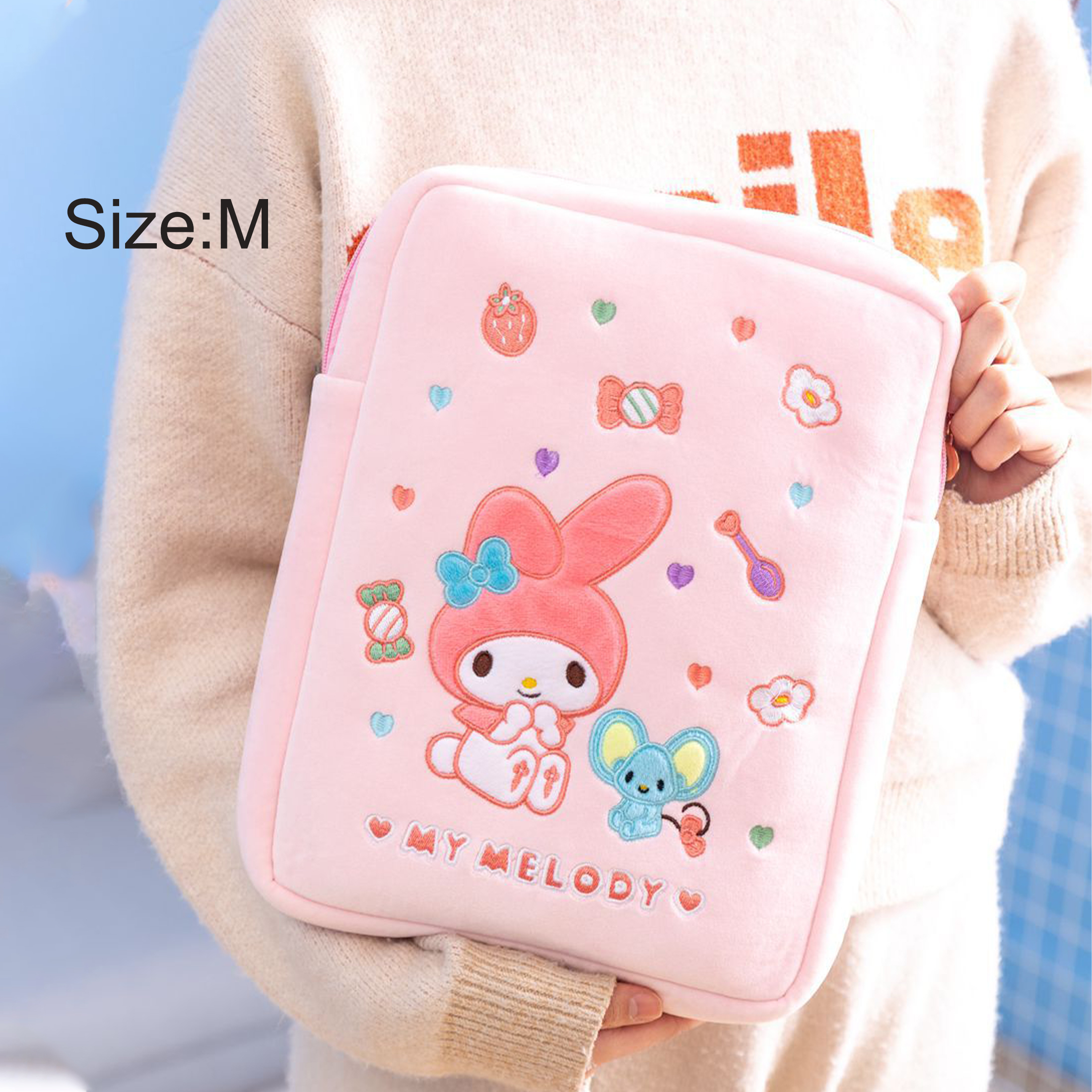(Brand Authorized)Sanrio Girl's Tablet Bag