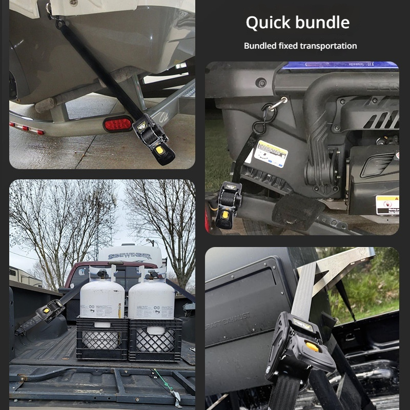 [Copy]Zaloraros 2 Inch 50mm Automatic Retractable Tensioner Binding Belt Car Motorcycle Automatic Tension Belt